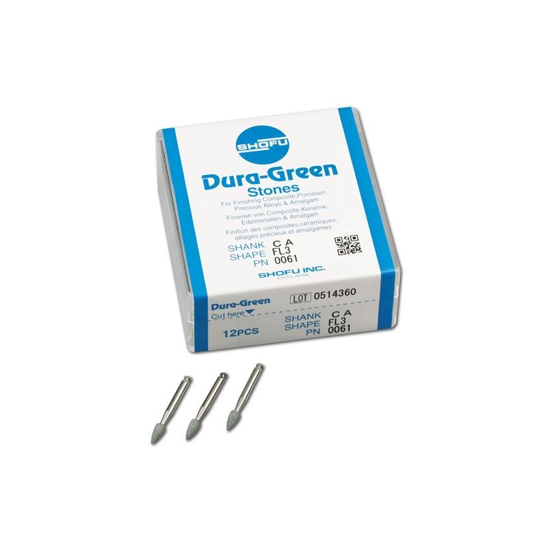 SHOFU Dura-Green, Arkansas Verdes, CA, FL3 - 12Un.