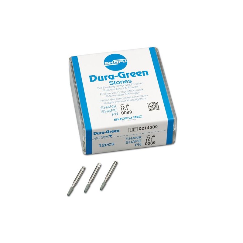 SHOFU Dura-Green, Arkansas Verdes, CA, TC1 - 12Un.