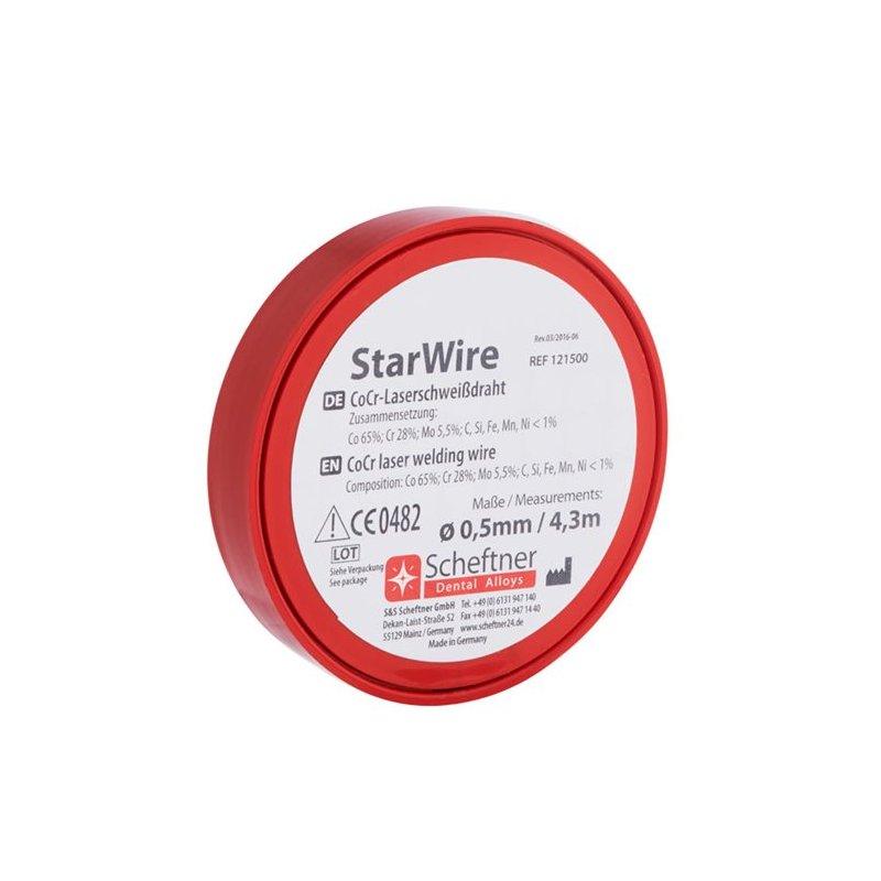 Fio de solda CoCr-Laser Ø 0.5 mm / 4.3mt