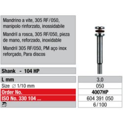 Mandril Reforçado para Discos