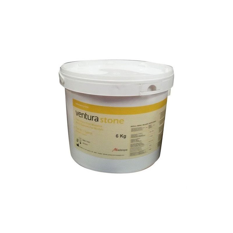 Gesso Ventura Stone Amarelo - Balde 5Kg