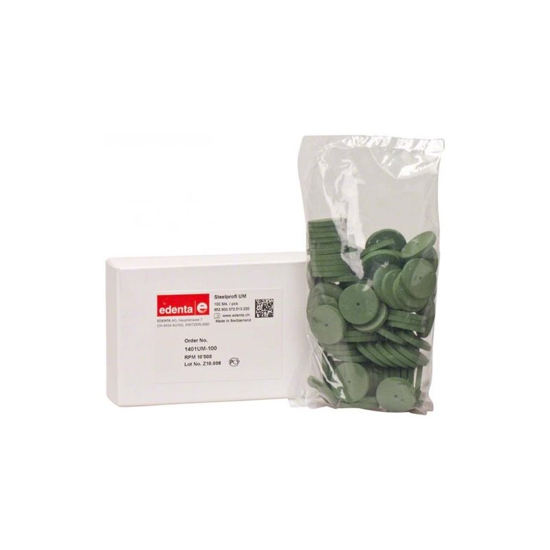 Discos de polimento de Borracha verde