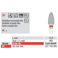Broca Tungstenio Corte Cruzado Fino 5320.060