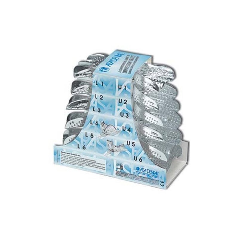 12 Moldeiras de aluminium perfuradas