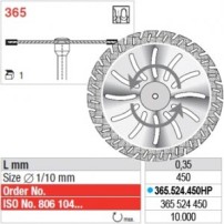Disco Diamantado Edenta Flex 365 Gão Médio Ø45