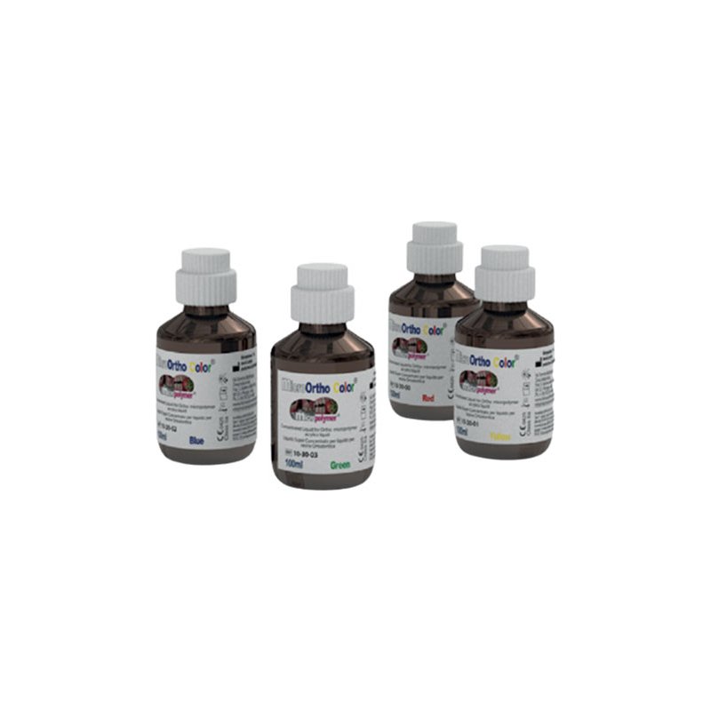 Acrilico Auto Micro Ortho Colors Amarelo liq 100ml