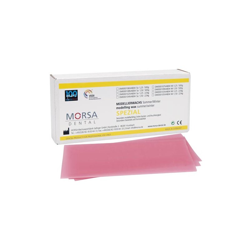 Cera de Modelar Placas Rosa Especial W 500gr