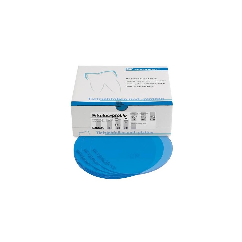 placas Erkoloc-Pro Ø120mm Azuis