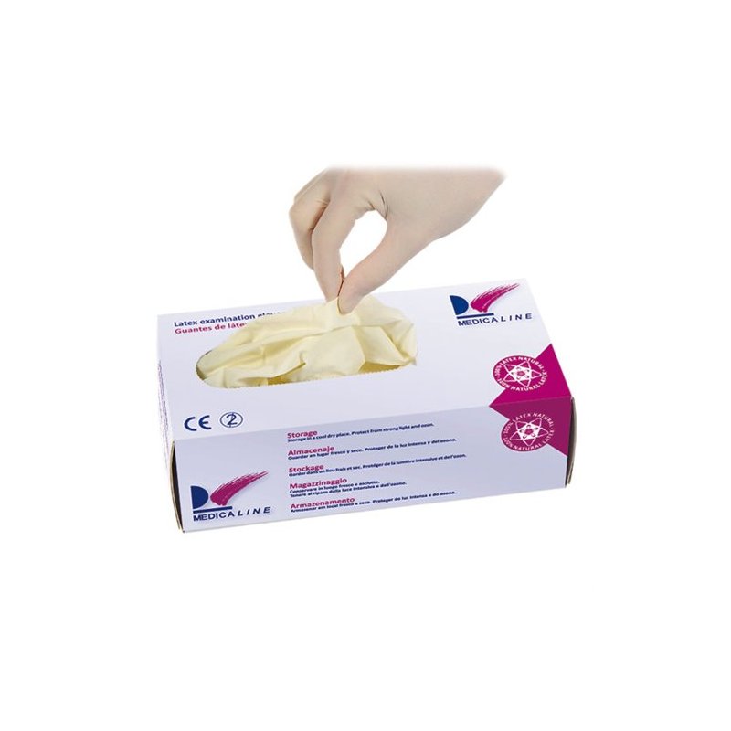 Luvas Latex Com Pó - M