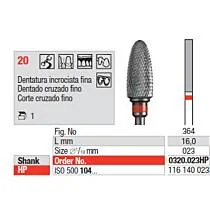 Broca Tungstenio Edenta 0320.023HP