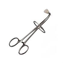 Pinça de Mosquito curva com aro